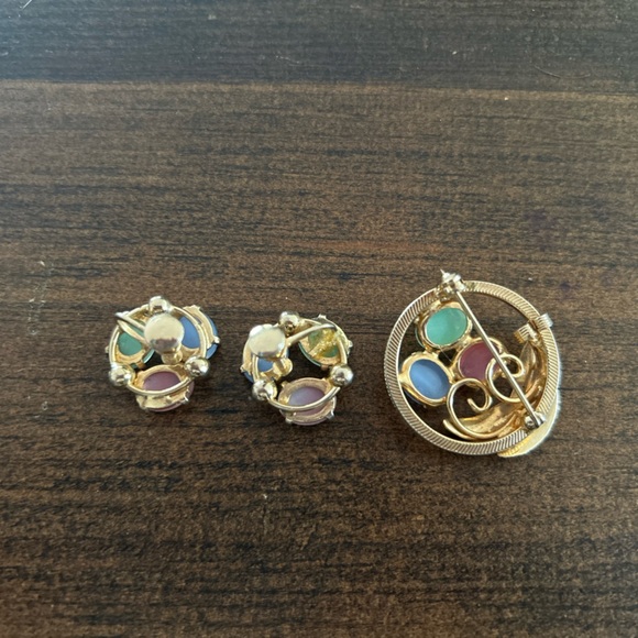 Elegant Gold and Earrings and Brooch Jelly Belly lot set - Picture 4 of 7